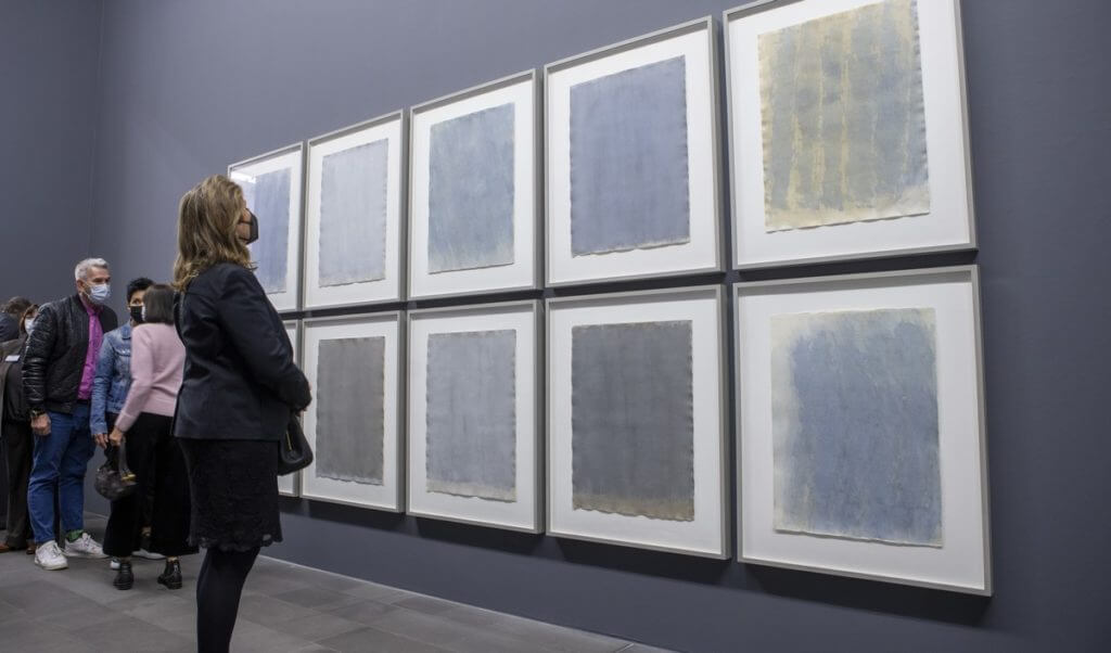 Ausstellungsansicht MKM Museum Küppersmühle, Duisburg. Raimund Girke. Klang der Stille.