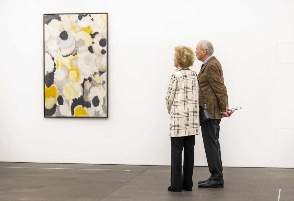 23.3.2023 Museum Küppersmühle  Eröffnung Ernst Wilhelm NAY.
Foto:Georg Lukas, Essen