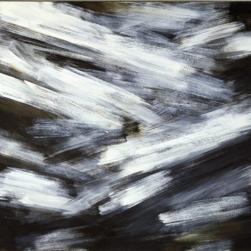Raimund Girke Weiss Dynamisch, 1994 Öl auf Leinwand